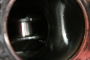 Different angle of Cylinder #3, showing marks in sidewall